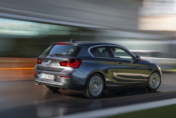 Heckpartie des BMW 1er