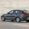 Der BMW 1er in der Heck- / Seitenansicht