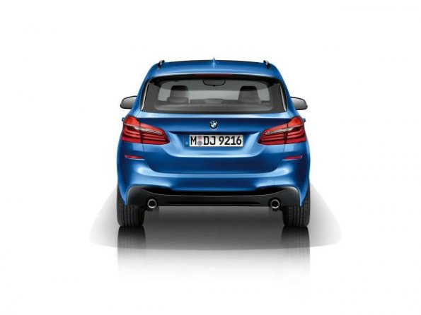 Das Heck des BMW 2er Active Tourer