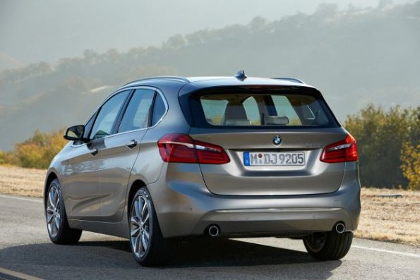 Die Heckpartie des BMW 2er Active Tourer