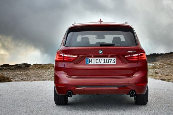 Die Heckpartie des BMW 2er Gran Tourer