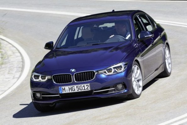 Die Frontpartie des BMW 3er 