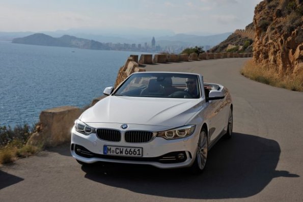 Die Frontpartie des BMW 4er Cabrio