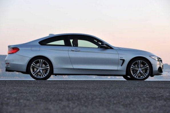 Die Silhouette des BMW 4er Coupé