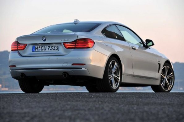 Heckansicht des BMW 4er Coupé