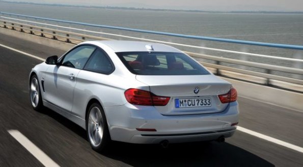 Heckansicht des BMW 4er Coupé