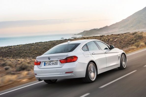 Die Heckpartie des BMW 4er Grand Coupé