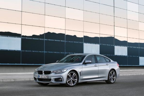 Front- und Seitenpartie des BMW 4er Grand Coupé