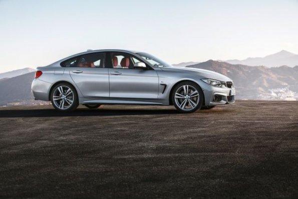 Die Silhouette des BMW 4er Grand Coupé