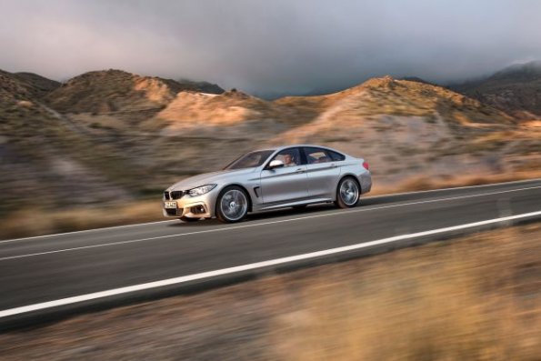 Seitenansicht des BMW 4er Grand Coupé