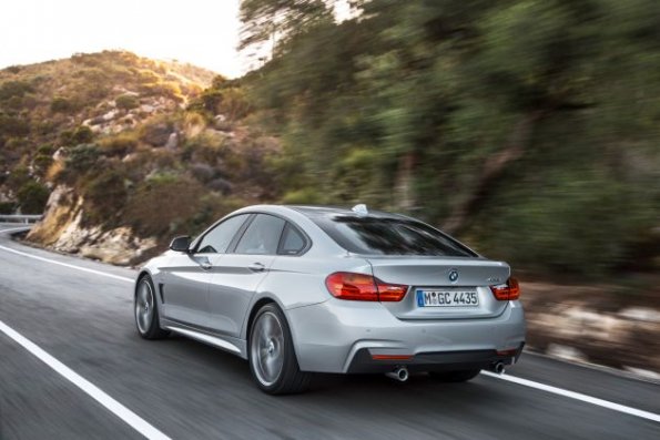 Die Heckpartie des BMW 4er Grand Coupé