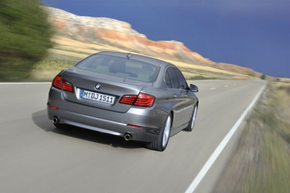 Heckansicht des BMW 5er