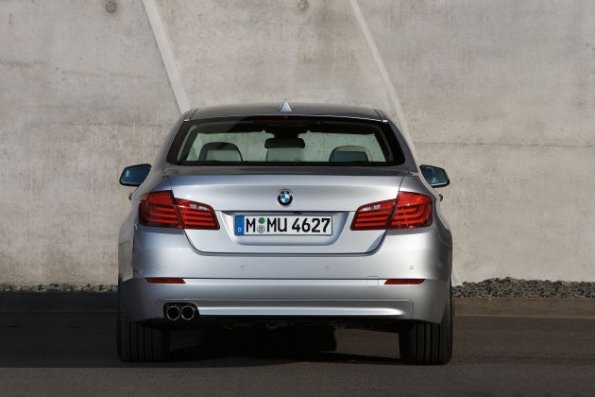 Heckansicht des BMW 5er