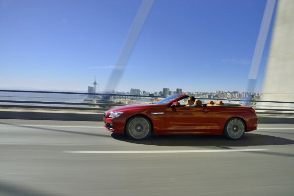 Seitenpartie des BMW 6er Cabrio