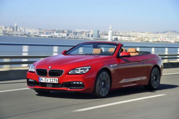 Frontansicht des BMW 6er Cabrio