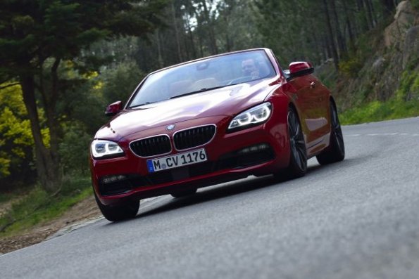 Frontansicht des BMW 6er Cabrio