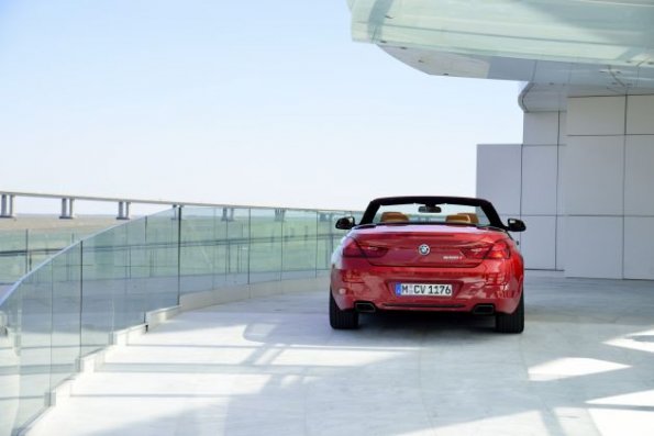 Das Heck des BMW 6er Cabrio