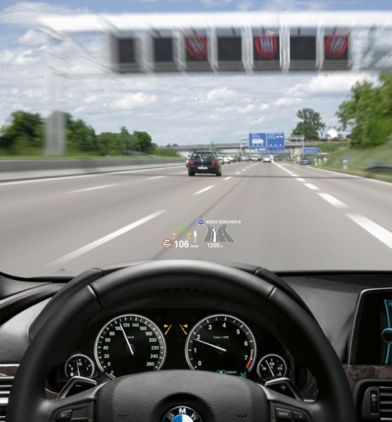 The new BMW 6 Series Convertible - Head-Up Display (11/2010).