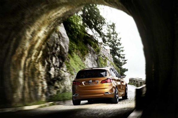 Die Heckpartie des BMW Concept Active Tourer Outdoor