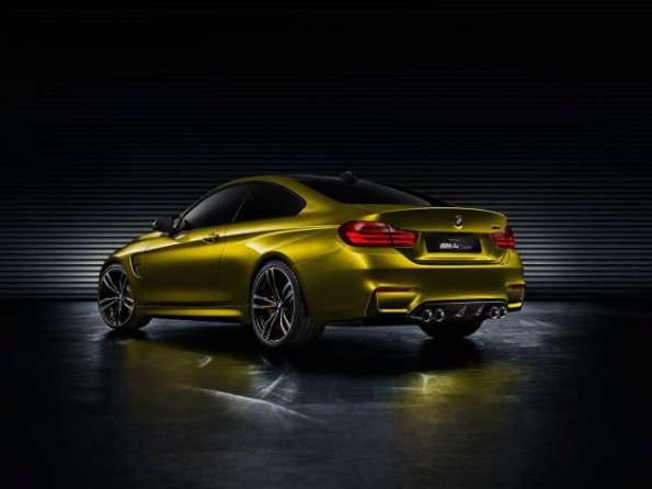 Heckpartie des BMW M4 Coupé