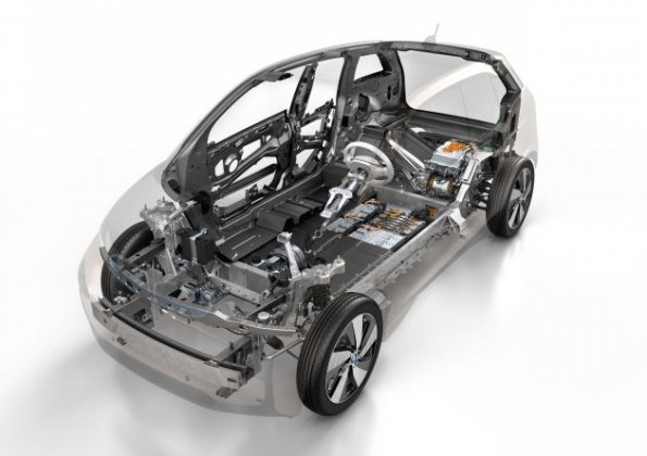 Der BMW i3 ohne Klamotten