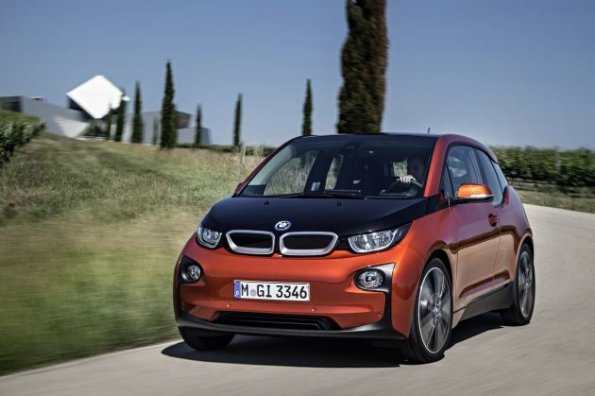 Die Frontpartie des BMW i3