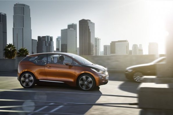 Seitenansicht des BMW i3 Concept Coupé