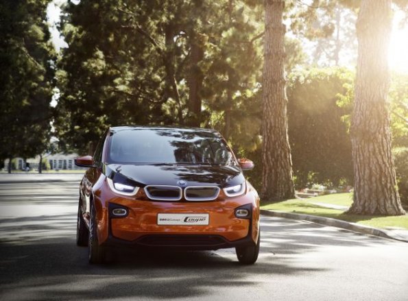 Die Frontansicht des BMW i3 Concept Coupe