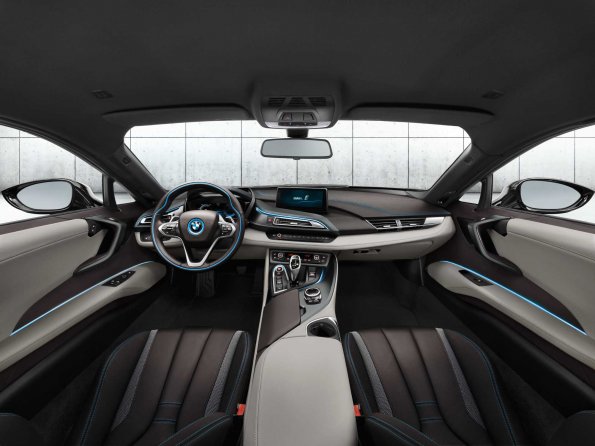 Innenraumaufnahme aus dem BMW i8