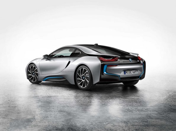 Die Heckpartie am BMW i8