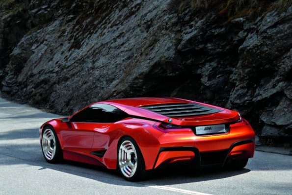 Heckansicht des BMW M1 Hommage