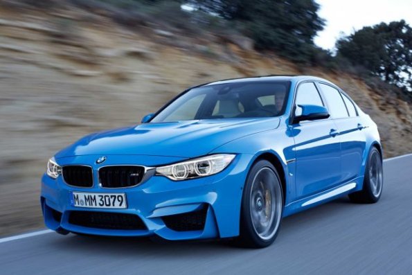 Die Frontpartie der BMW M3 Limousine