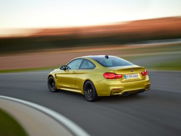 Heckpartie am BMW M4 Coupé