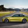 <p>Seitenansicht des BMW M4 Coupé</p>