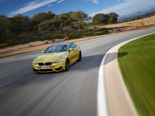 Fahraufnahme mit dem BMW M4 Coupé