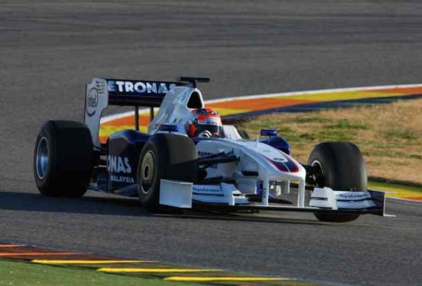 Tuesday, 20 January 2009  Valencia, Spain. Robert Kubica (POL) in the BMW Sauber F1.09 This image is copyright free for editorial use © BMW AG