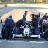 Tuesday, 20 January 2009 Valencia, Spain. The roll out of the BMW Sauber F1.09 BMW Sauber F1 Team driver Robert Kubica (POL) prepares to drive the new car. This image is copyright free for editorial use © BMW AG