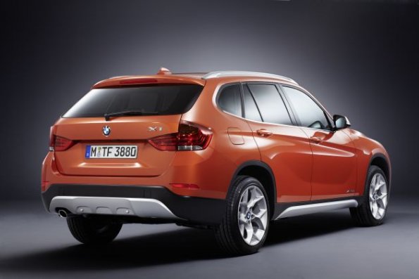 Die Heckpartie des BMW X1