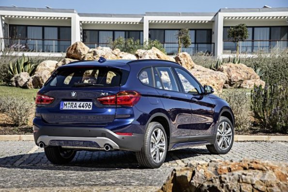 Heckpartie des BMW X1