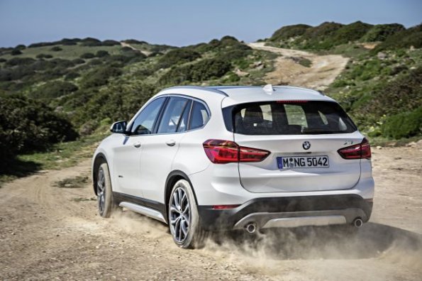 Heckansicht des BMW X1