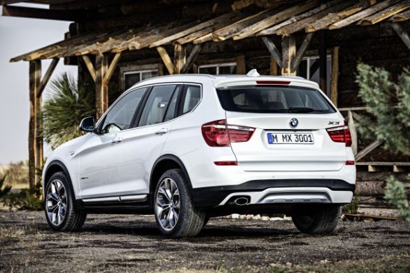 Heckansicht des BMW X3