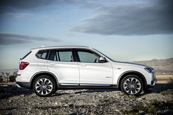 Die Silhouette des BMW X3