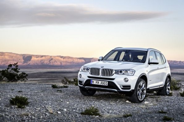 Die Frontpartie des BMW X3