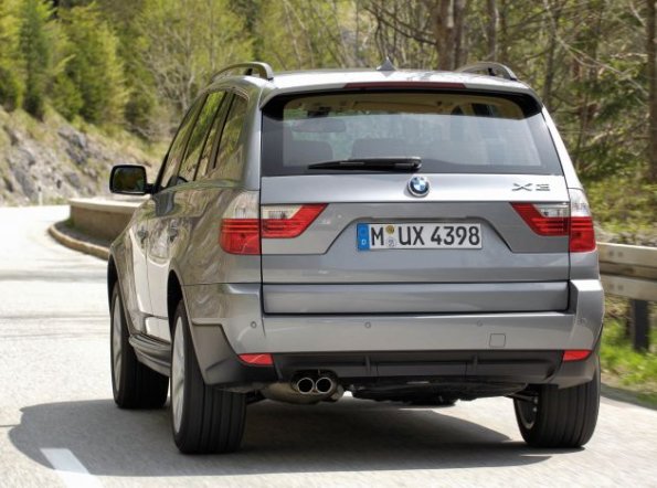 Heckansicht des BMW X3