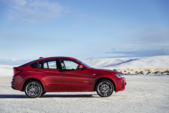 Die Sillhouette des BMW X4