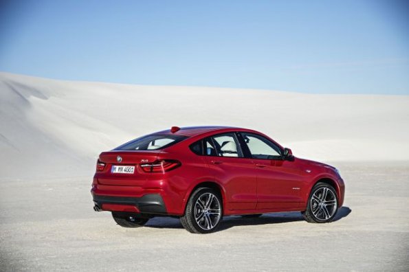 Die Heckpartie des BMW X4