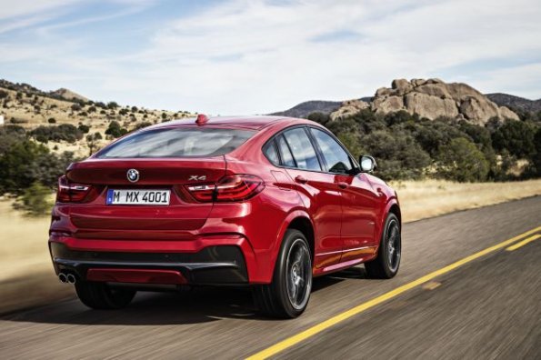 Die Heckpartie des BMW X4