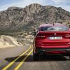 <p>Die Heckansicht des BMW X4</p>