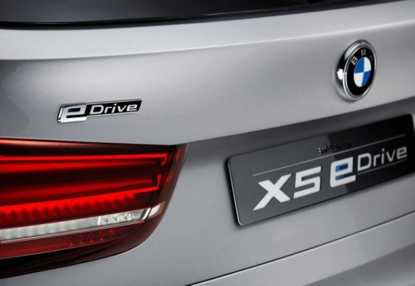 Detailansicht des BMW X5 Concept e-drive