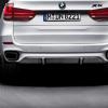 <p>Nahaufnahme vom Heck des BMW X5 M</p>